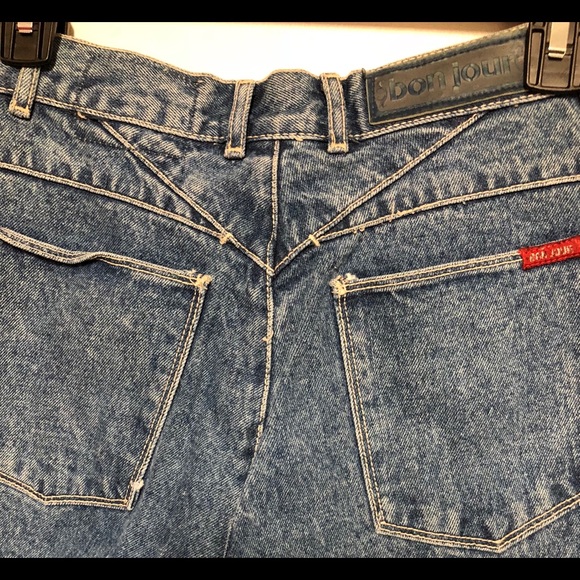 Vintage Bonjour High Waist Blue Jeans Sz10 - Picture 6 of 7